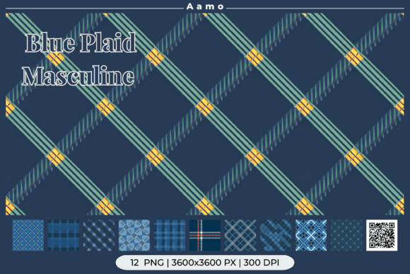 Blue Plaid Masculine Backgrounds: A Designer's Blueprint