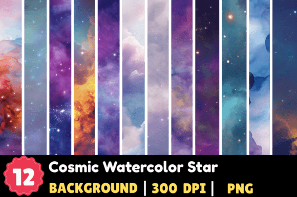 Cosmic Watercolor Star Backgrounds: A Guide to Celestial Design