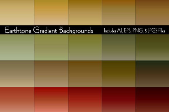 Earthtone Gradient Backgrounds for Natural Design