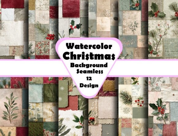 Festive Christmas Patchwork Backgrounds: A Designer's Guide
