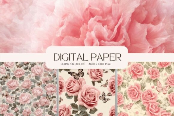 Flower Backgrounds Wall Art Wallpaper_85: A Designer's Digital Asset