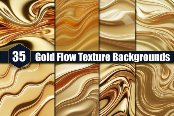 Gold Flow Texture Backgrounds: Your Key to Luxurious Design