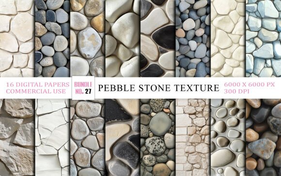 Natural Harmony: Using the Pebble Stone Texture Bundle