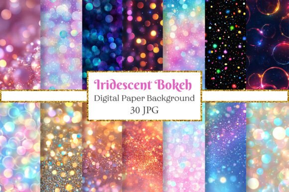 Sparkle and Shine: Using Iridescent Bokeh & Glitter Backgrounds