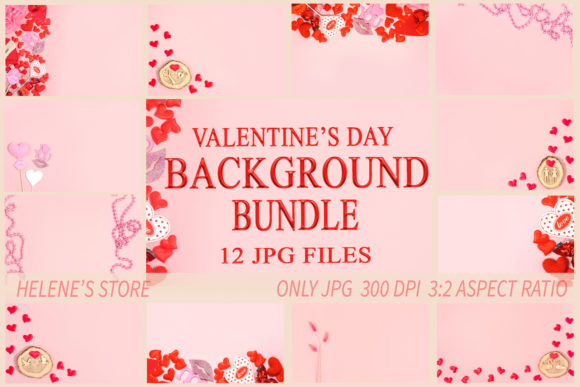 Valentine's Pink Backgrounds: Heart Frame for Designers