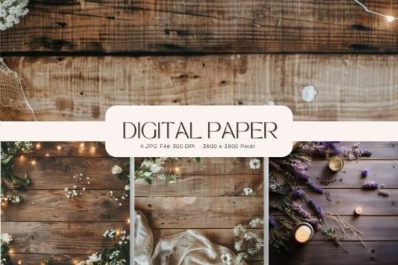 Wooden Florals Texture Backgrounds: Elevate Your Designs