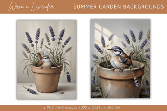 Wren N Lavender – Summer Backgrounds: A Creative Sanctuary